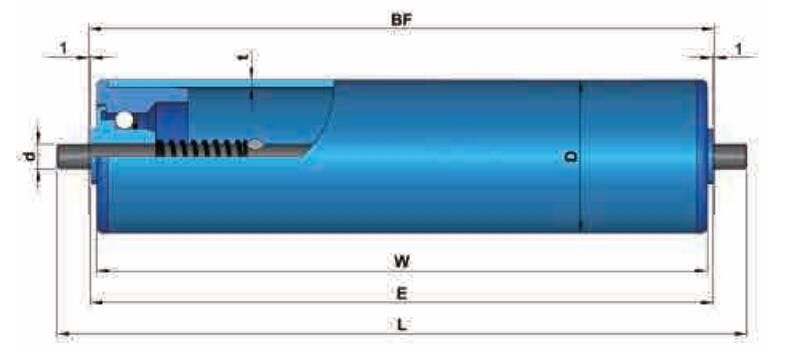 pvc gravity conveyor roller