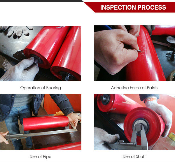 cema standard 127mm diameter steel tube conveyor idler roller