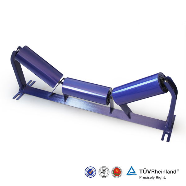 trough conveyor roller set