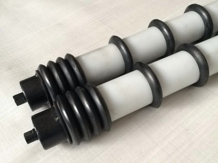 Rubber Disc Comb Return Conveyor Idler Rollers