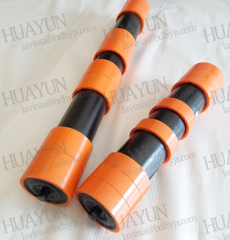 Rubber Disc Comb Return Conveyor Idler Rollers