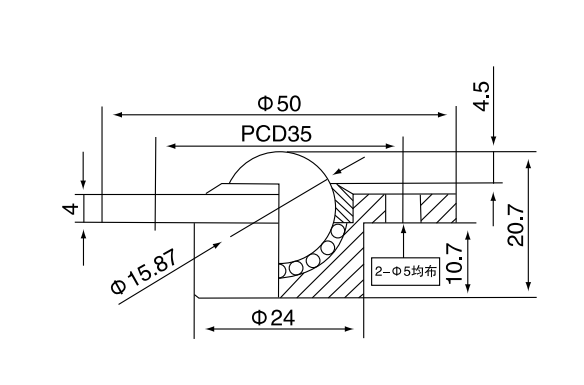 Non-Standard 304 Stainless Steel Ball Transfer Units Customised