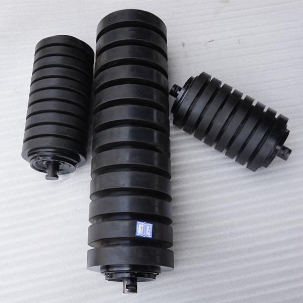 rubber rings belt conveyor impact roller