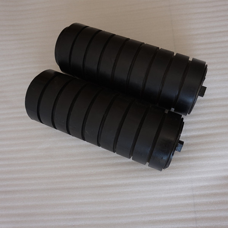 rubber rings belt conveyor impact roller