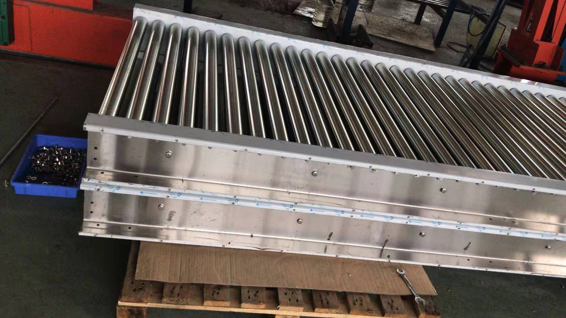 600mm Wide Gravity Roller Conveyor For Logistics