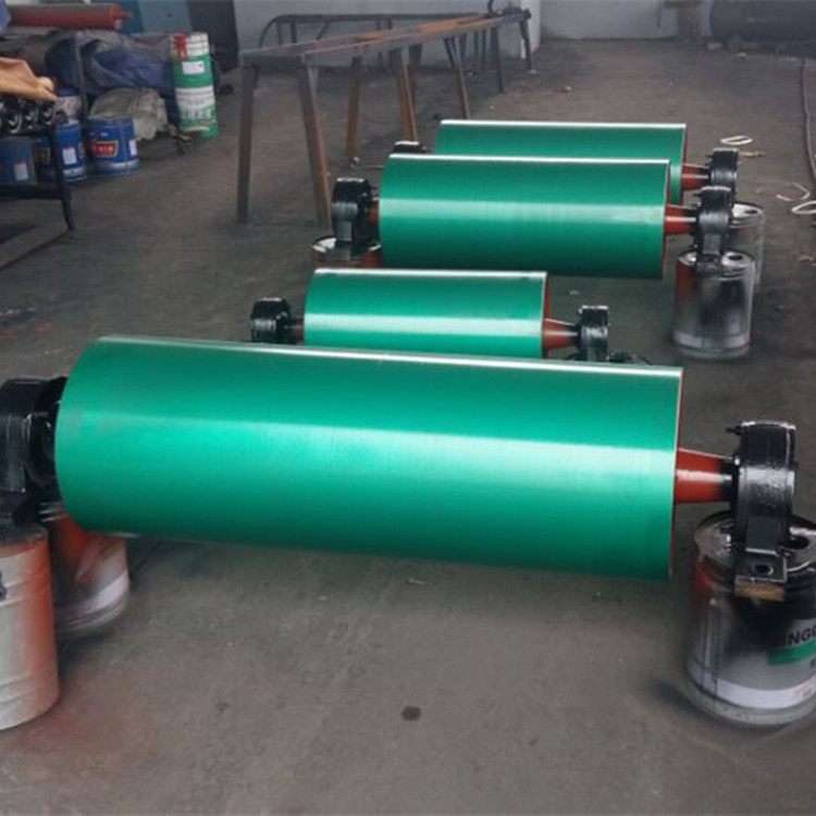 Steel Material belt conveyor bend drum pulley