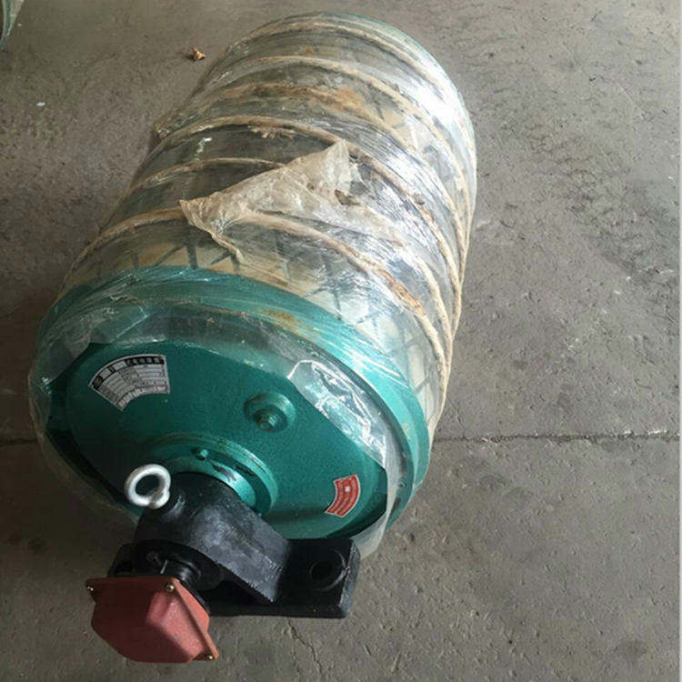 sand belt conveyor system used motorized electric head pulley