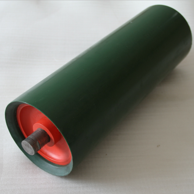 high quality internal thread shaft HDPE idler roller