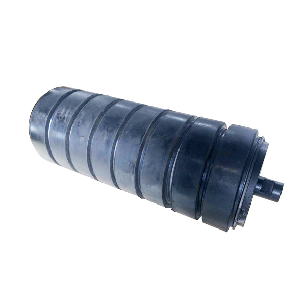 133mm Diameter rubber coating belt conveyor damper roller