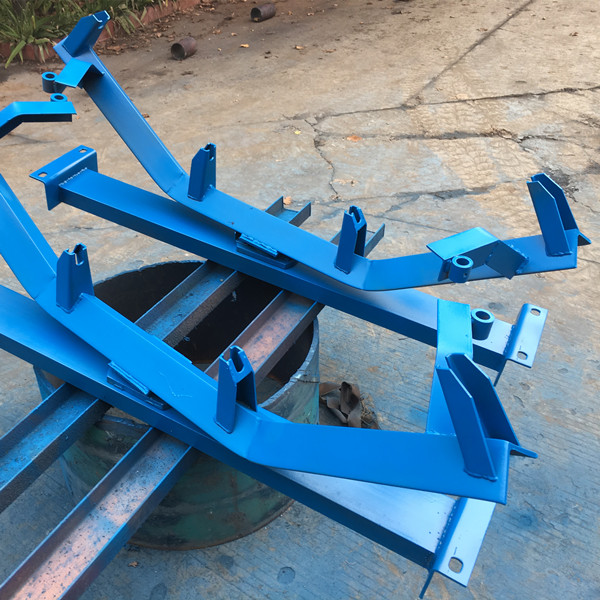 Q235 steel conveyor roller adjustable bracket