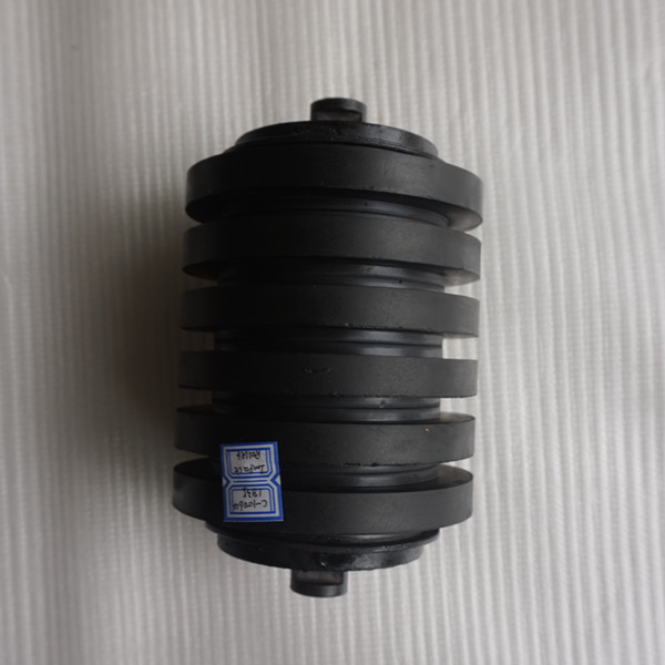 heavy construction equipment used rubber coated conveyor idler roller