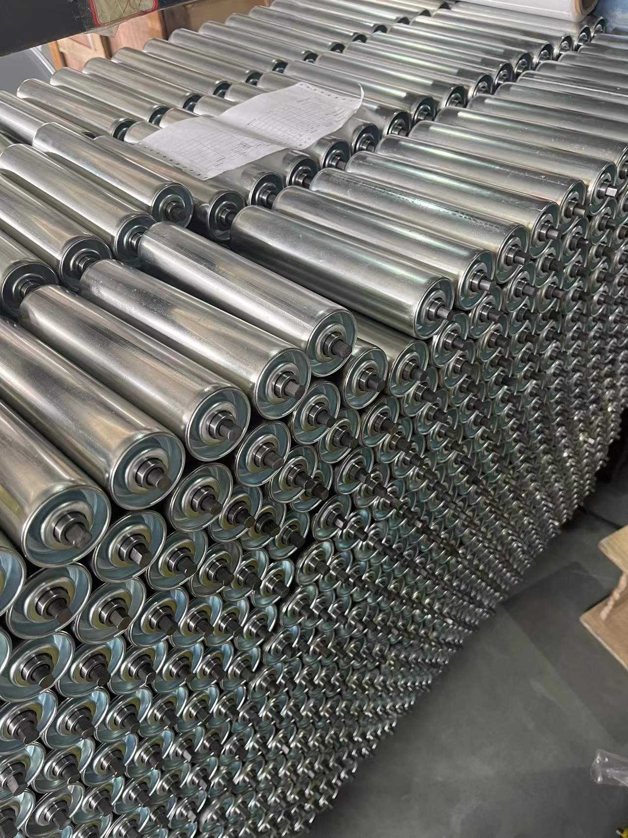 60mm Diameter Galvanized Steel Roller Flat Milling Shaft