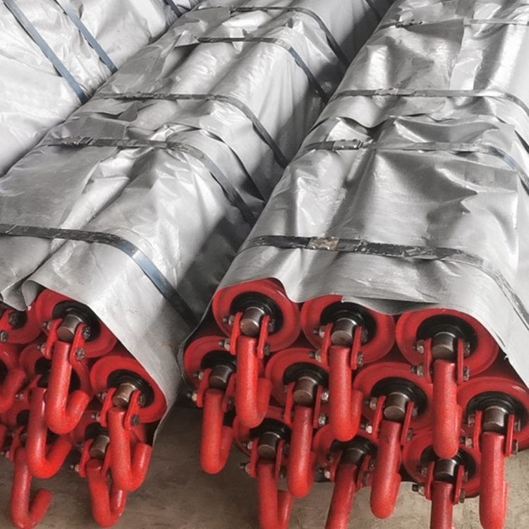 electrostatic spraying painting three garlands steel roller