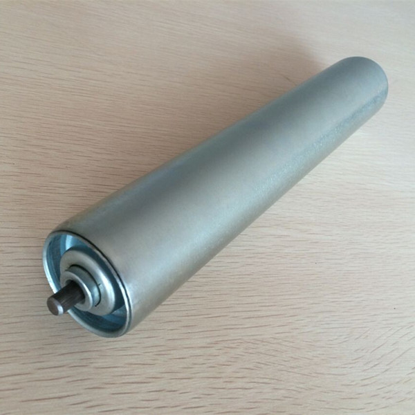 60mm Dia galvanized steel gravity roller idler