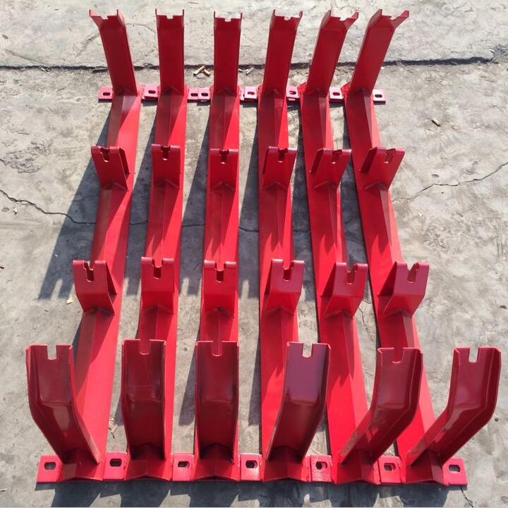 belt conveyor used 45 degree steel brackets