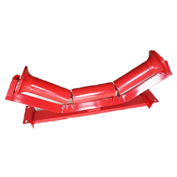 650mm belt width 89*250 belt conveyor carrier friction self-aligning idler group