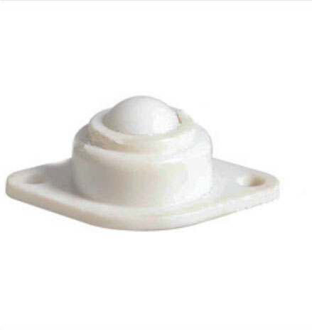  Two-Hole Flange Mounted 1-inch Nylon Ball Transfer Unit Bearing Conveyor Roller