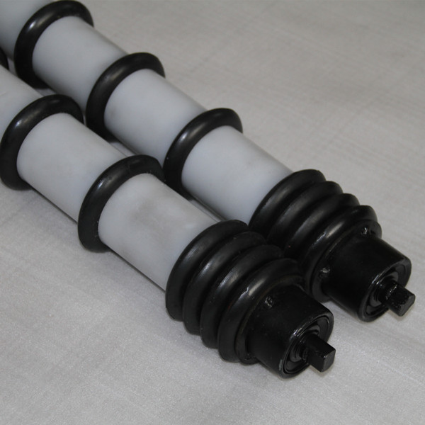 89mm diameter rubber disc conveyor roller