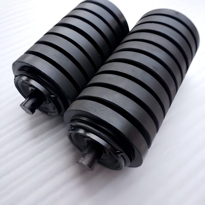  ROLLER BELT DIMENSIONS 270 MM X 152. 4 MM, IMPACT TYPE, SHAFT DIMENSION 73 MM, RUBBER MATERIAL 6